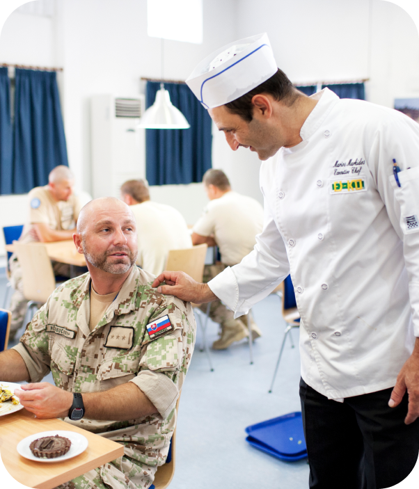 catering and support services military