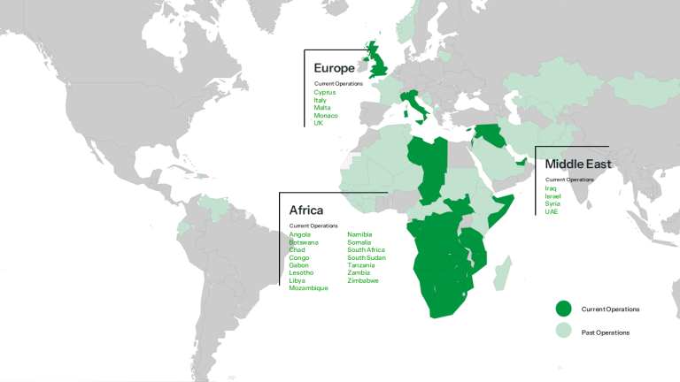 ES-KO Operations Map
